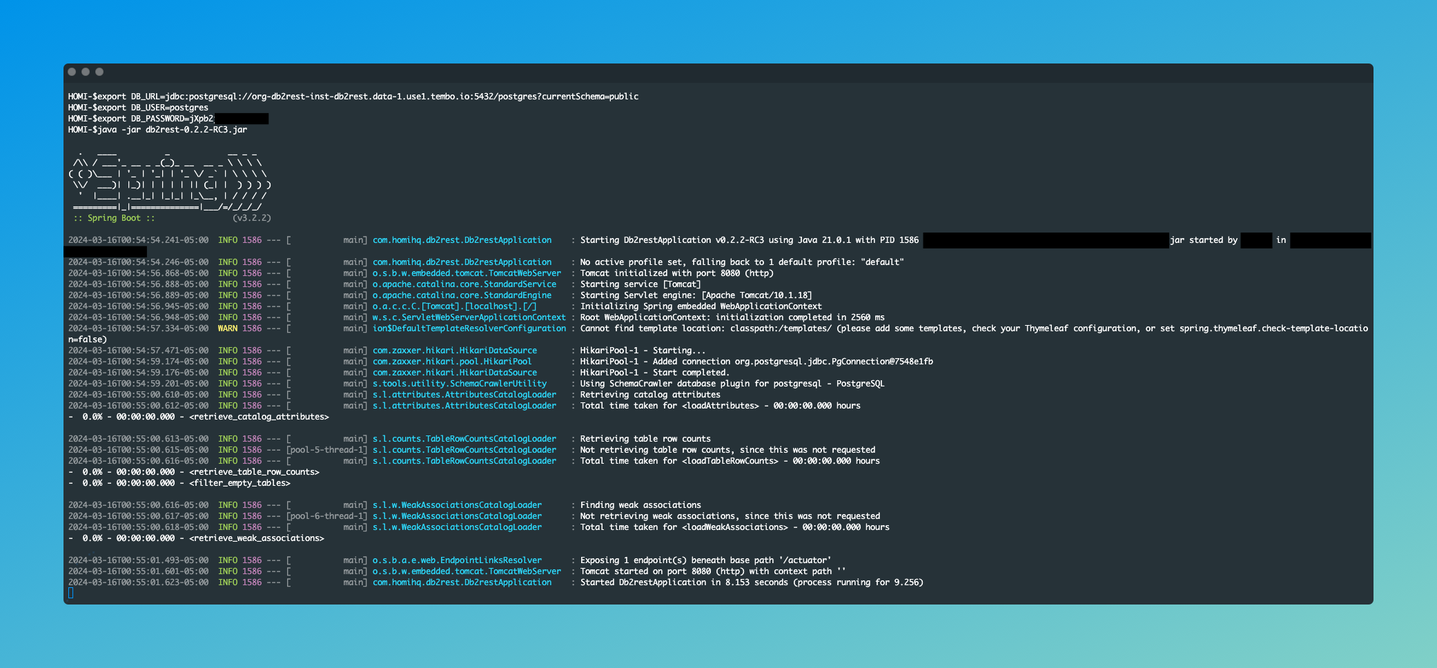 DB2Rest Connected DB2Rest Connected
