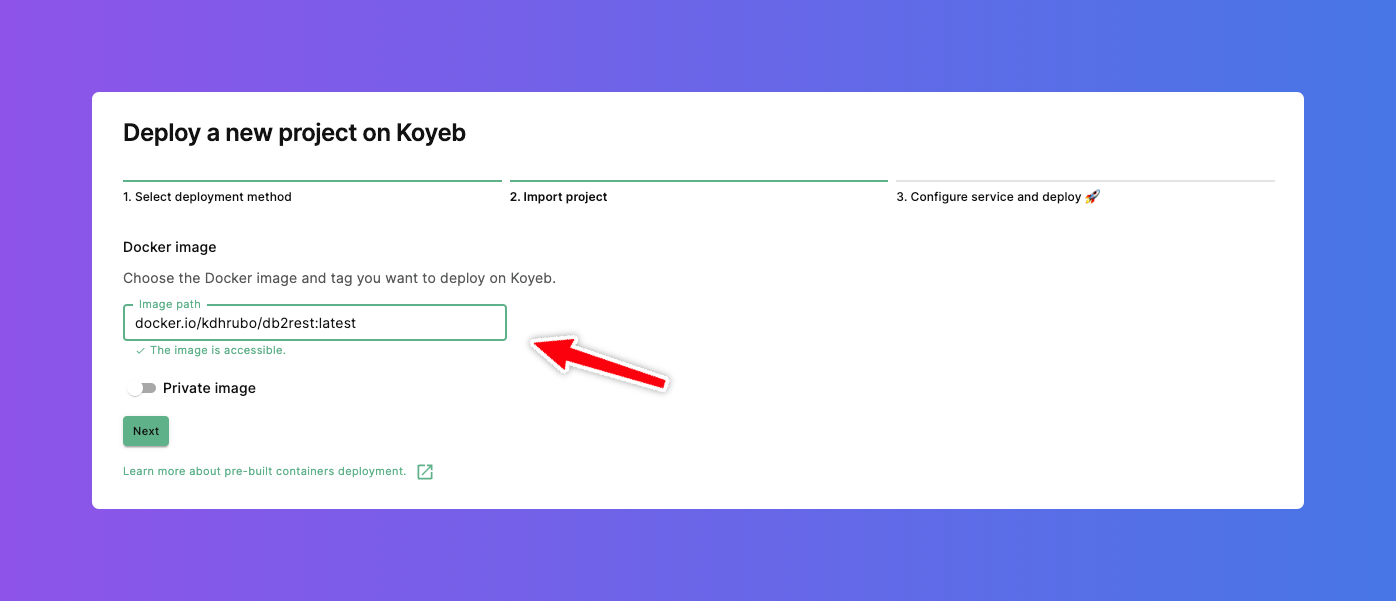 DB2Rest Docker image DB2Rest Docker image