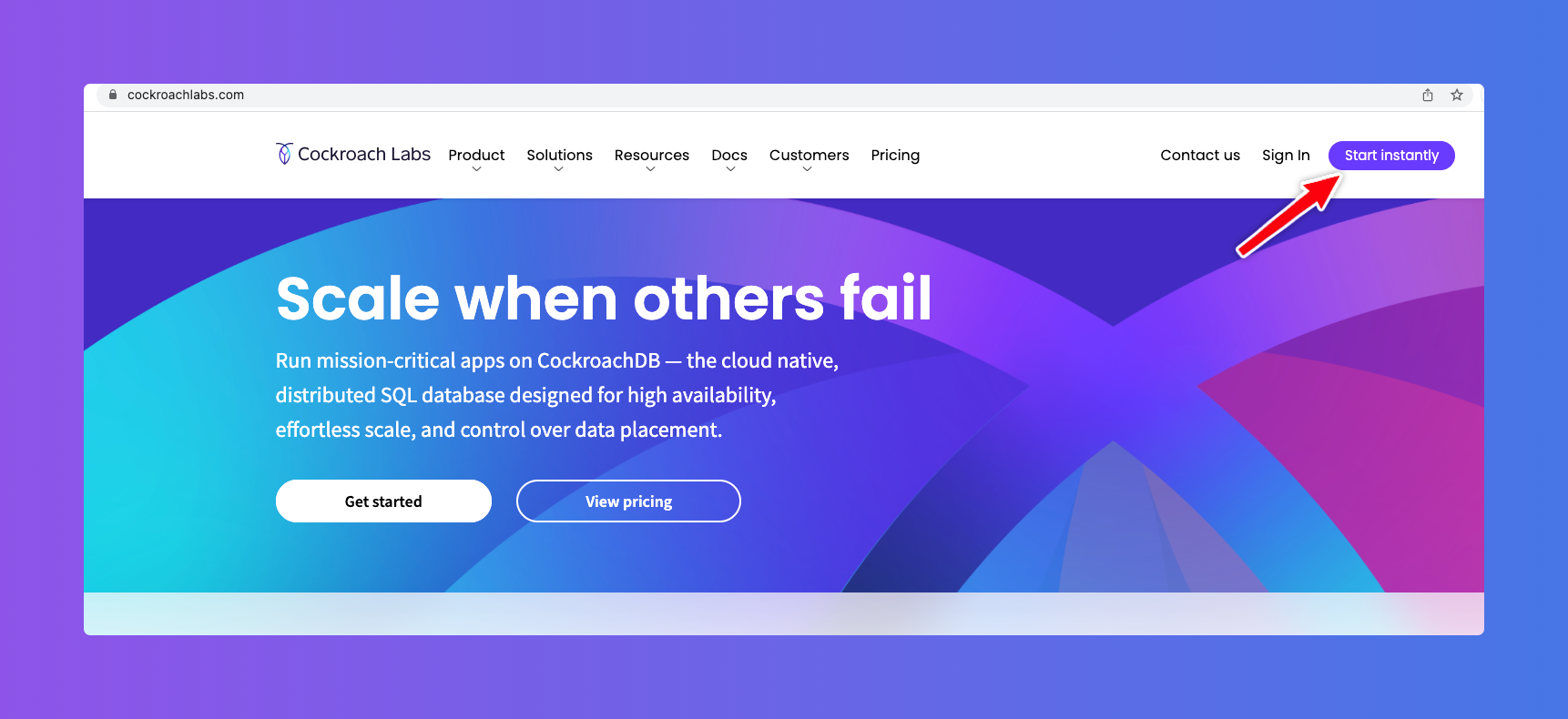 Sign Up with CockroachDB Sign Up with CockroachDB